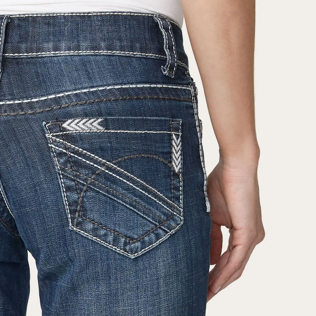 214 City Trouser Jeans With Chevron Back Pocket