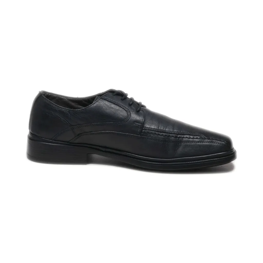 8Th Avenue Formal Lace Ups Leather Black Colour For Men