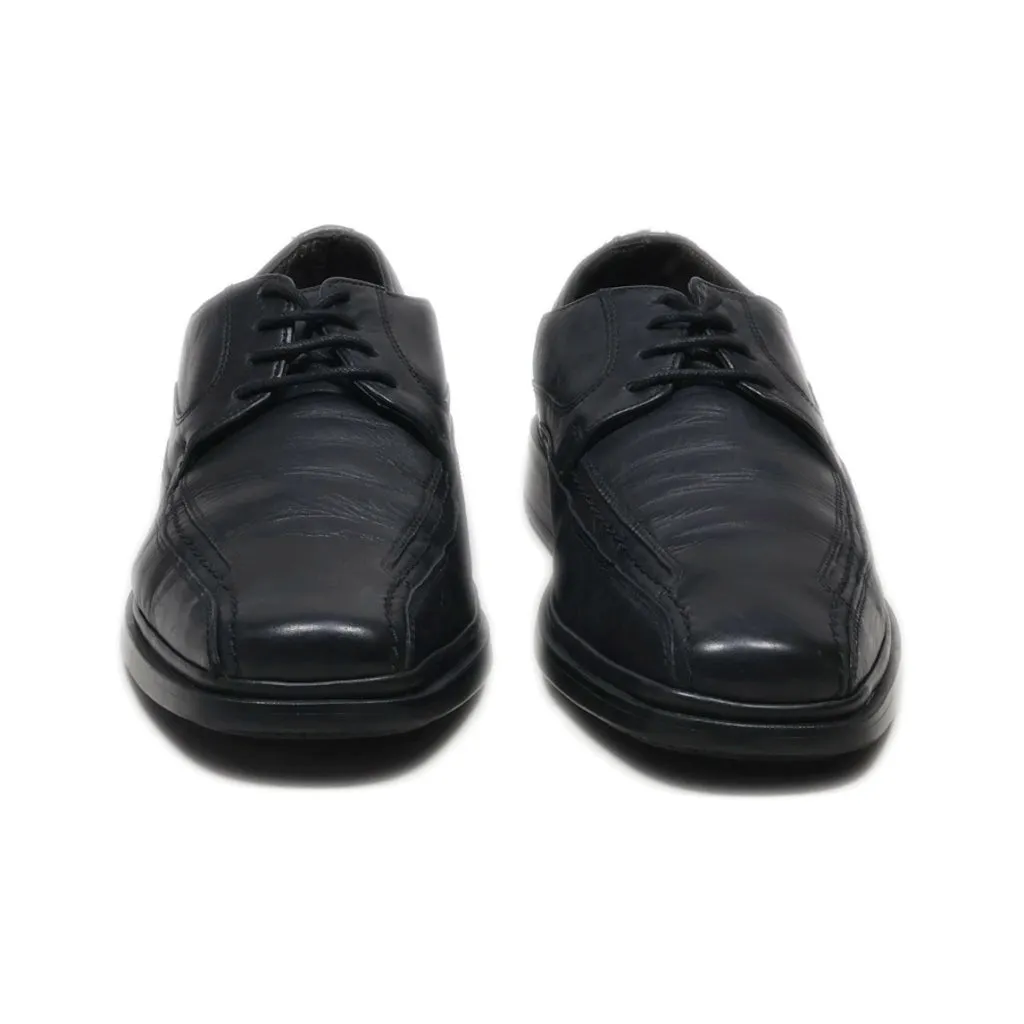 8Th Avenue Formal Lace Ups Leather Black Colour For Men