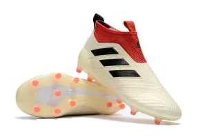 Adidas Ace 17  Purecontrol FG Champagne Soccer Cleats White Red Black