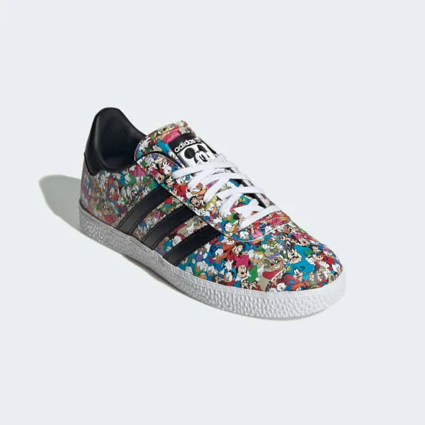 Adidas Kid's Gazelle Disney Mickey Shoes - Core Black / Cloud White