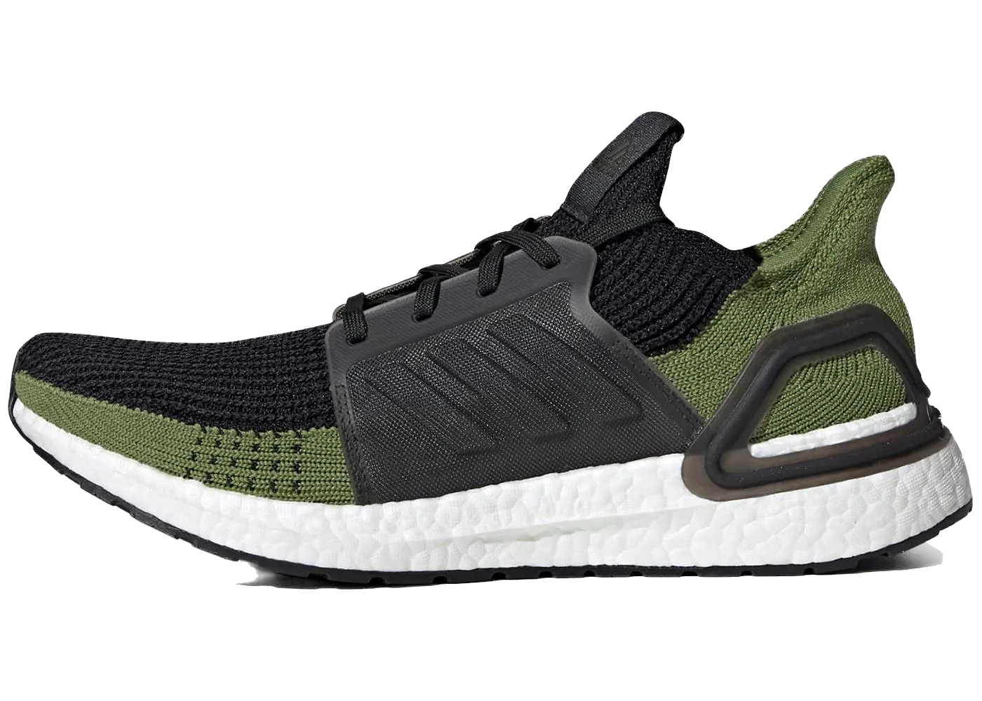 Adidas Men's Ultraboost 19 Shoes - Black / Tech Olive