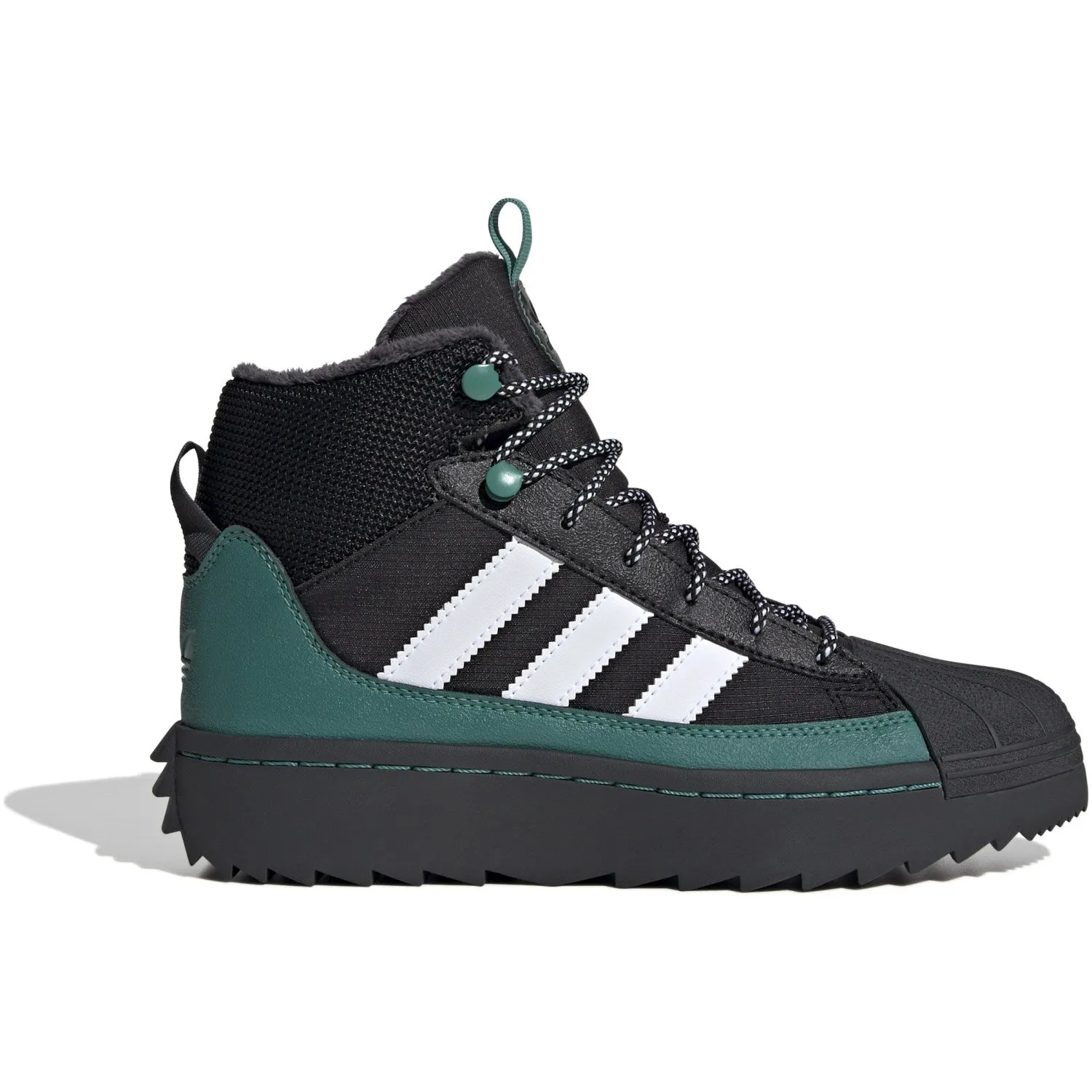 adidas Originals Cblack/Ftwwht/Activeg Superstar Winter Trek J Boots