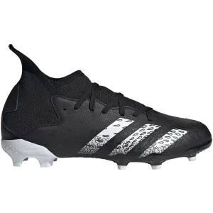 adidas Predator Freak.3 FG Junior Soccer Cleat FY1031 BLACK/WHITE