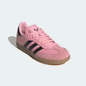 adidas SAMBA MESSI Indoor Soccer Shoes | Light Pink-Core Black | Kid's Unisex