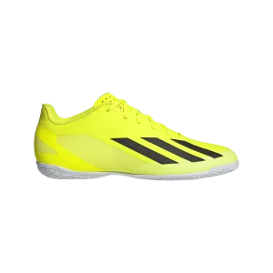 Adidas X Crazyfast Club Adult Indoor Soccer Shoe IF0722 Yellow/ Black / White