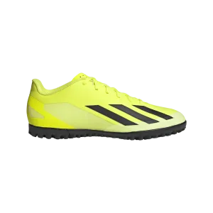 adidas X Crazyfast Club Adult Turf Soccer Shoes IF0723 Neon Green /White/Black