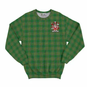 Agnew Irish Clan Tartan Sweatshirt with Coat of Arms