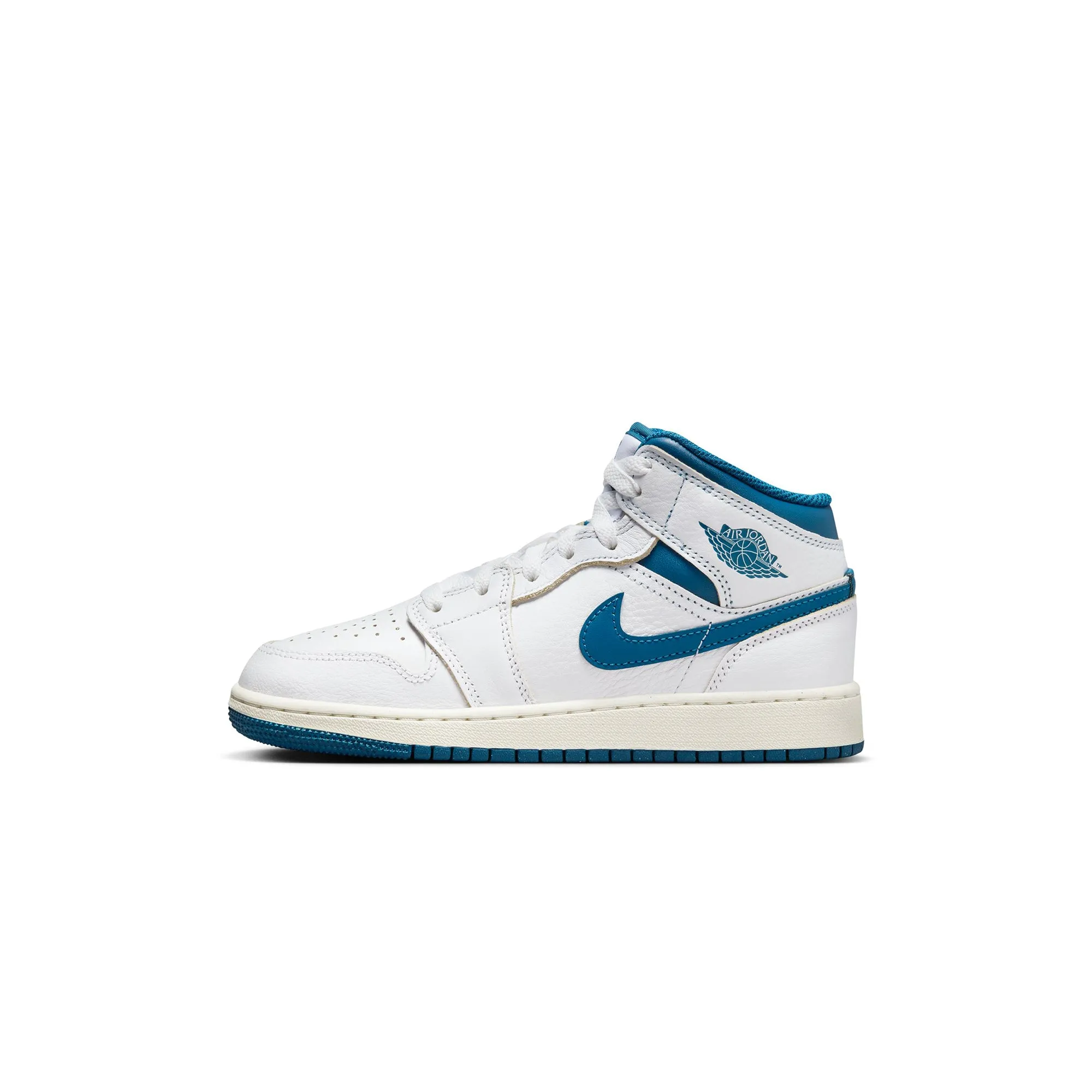 Air Jordan Kids 1 Mid SE "Industrial Blue" GS Shoes