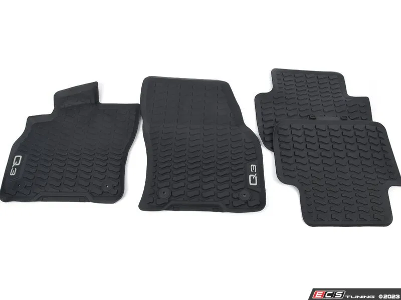 All-Weather Rubber Floor Mats - Set