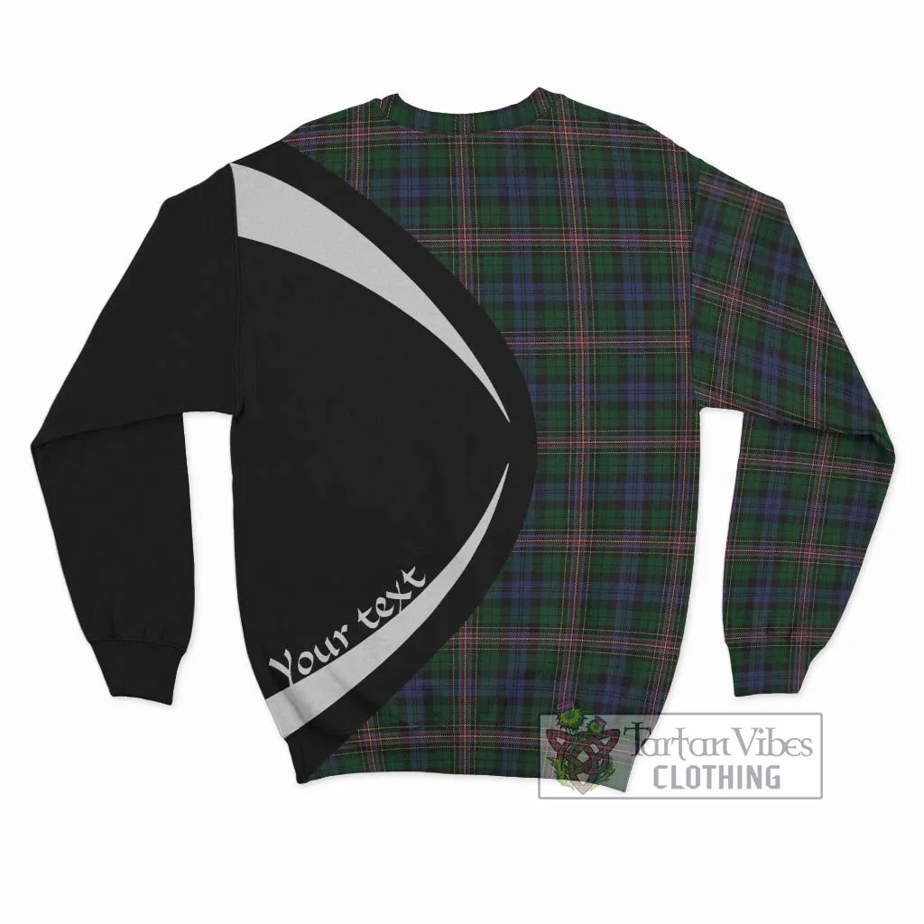 Allison Tartan Sweatshirt with Family Crest Circle Style