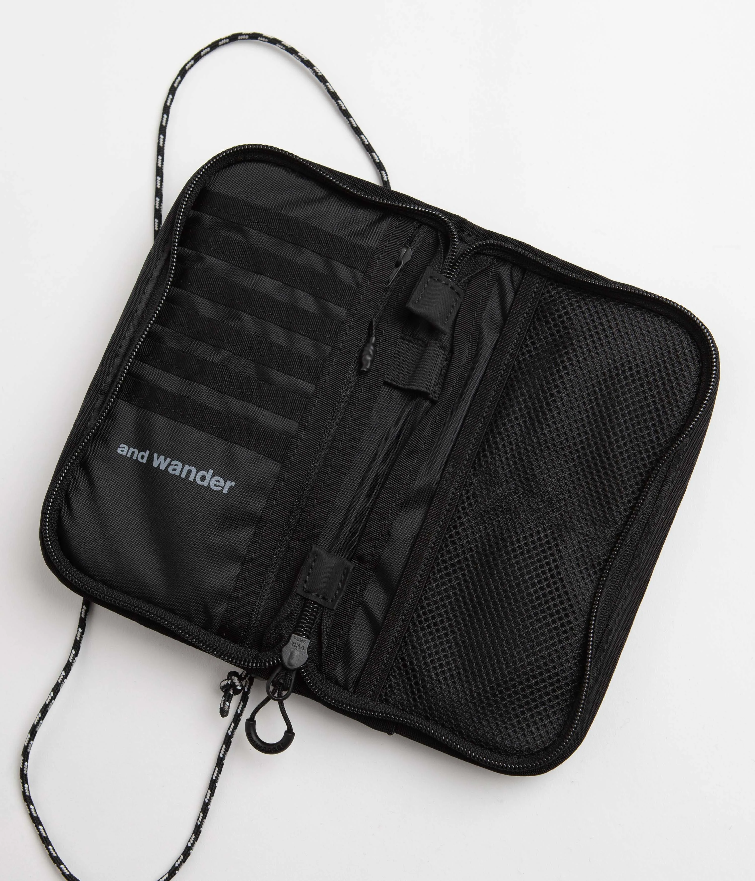 and wander Reflective Rip Pouch - Black