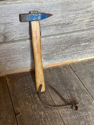 Antique Stubai Wood Handle Piton Hammer