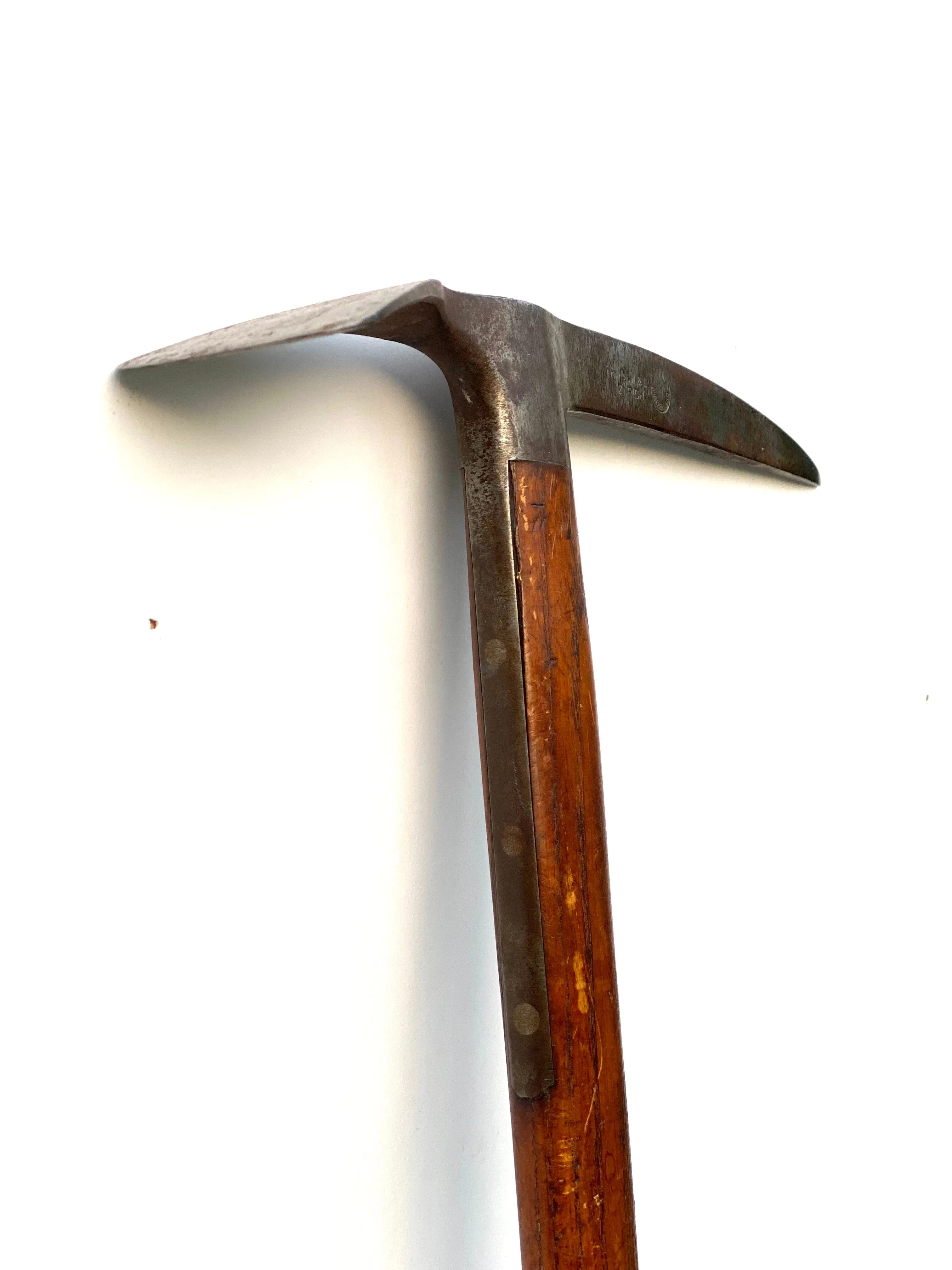 Antique Swiss Wooden Ice Axe - Fritsch & Co.