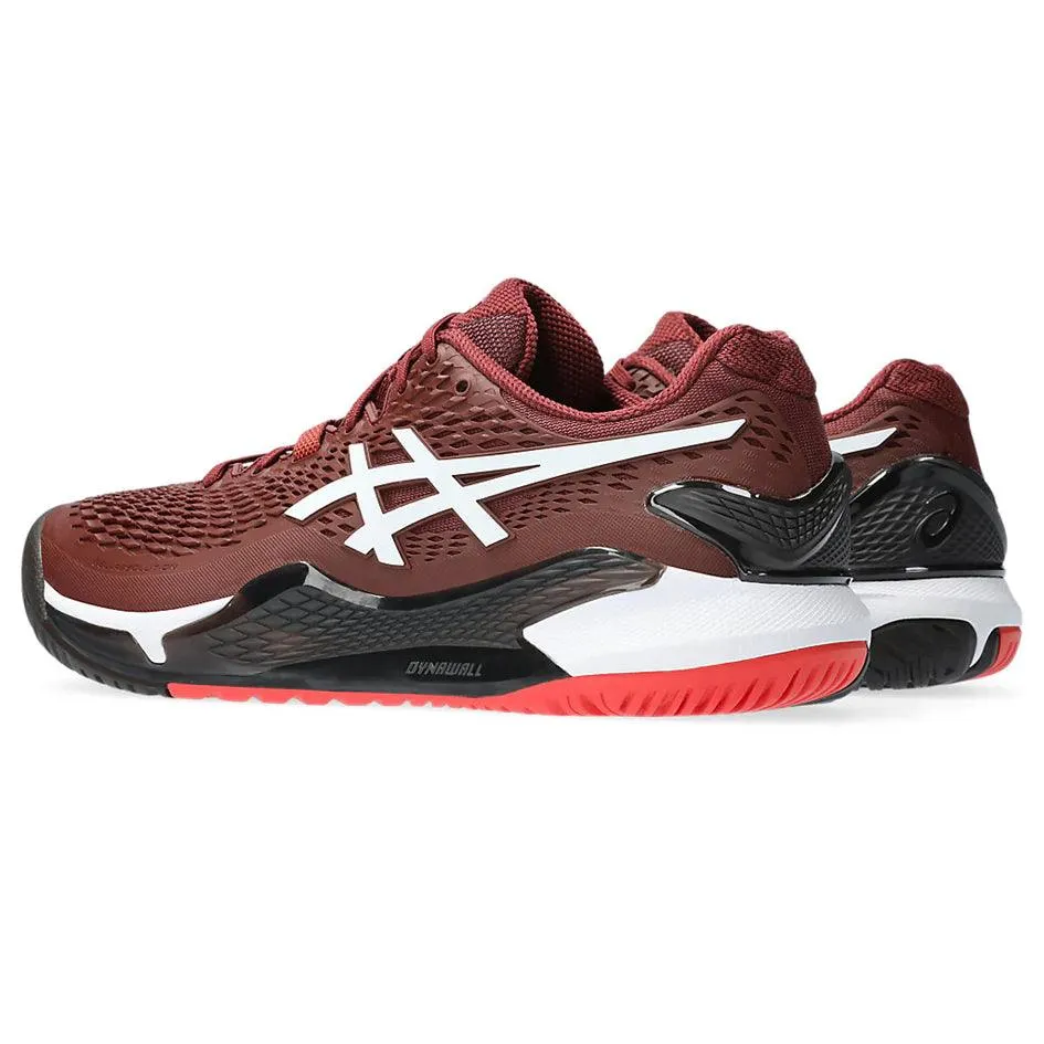 ASICS GEL-RESOLUTION 9 (ANTIQUE RED/WHITE)