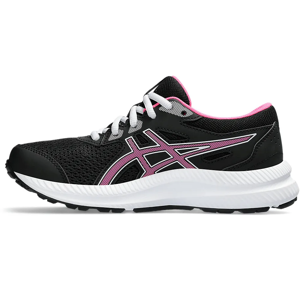 Asics Girls Trainer Contend 8 GS Black/Hot Pink