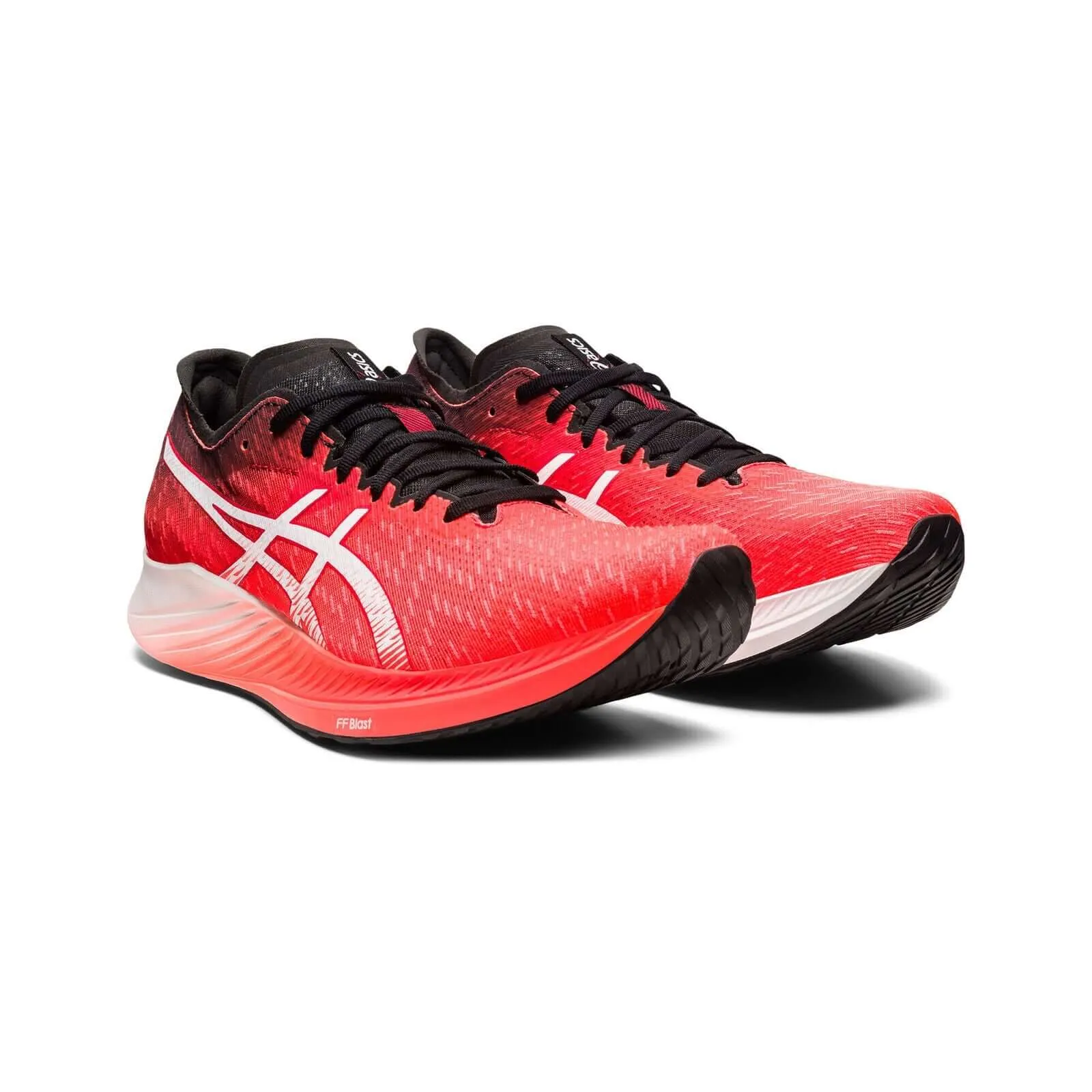 Asics Mens Magic Speed Neutral Shoe - Sunrise Red/White