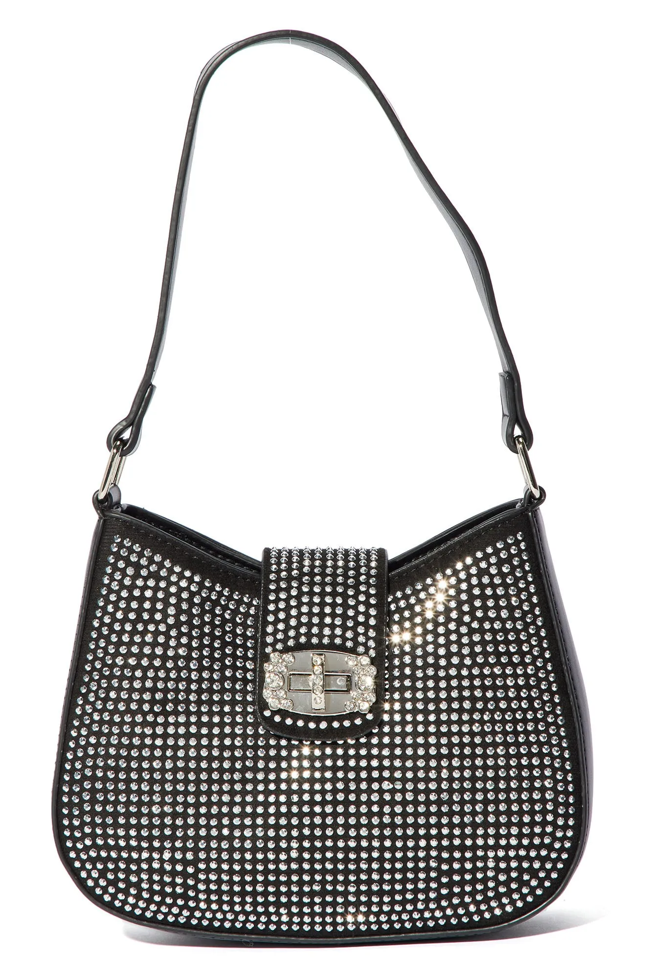 Attention Seeker Handbag - Black/Silver