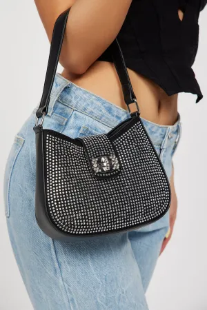 Attention Seeker Handbag - Black/Silver