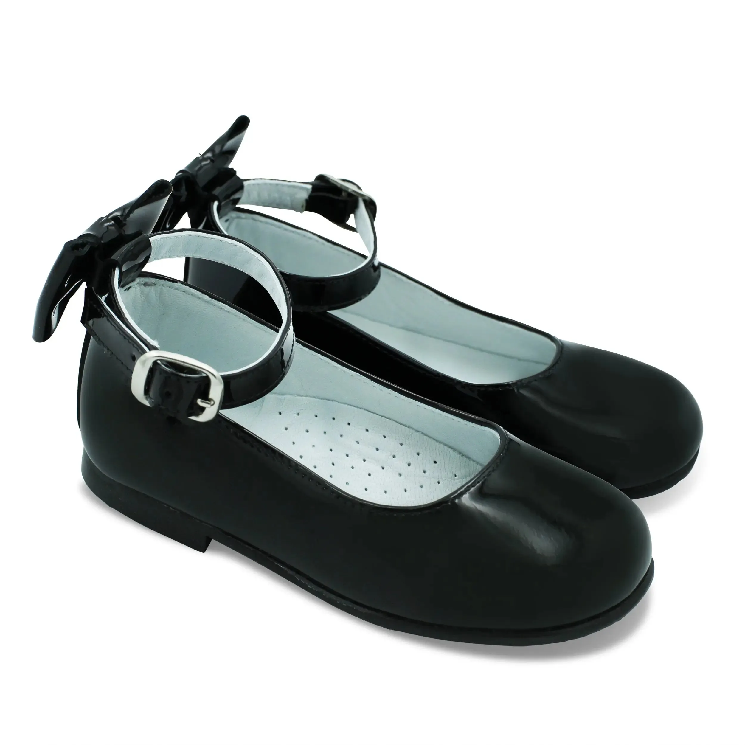 Ava - Black Patent Leather Mary Jane Shoes