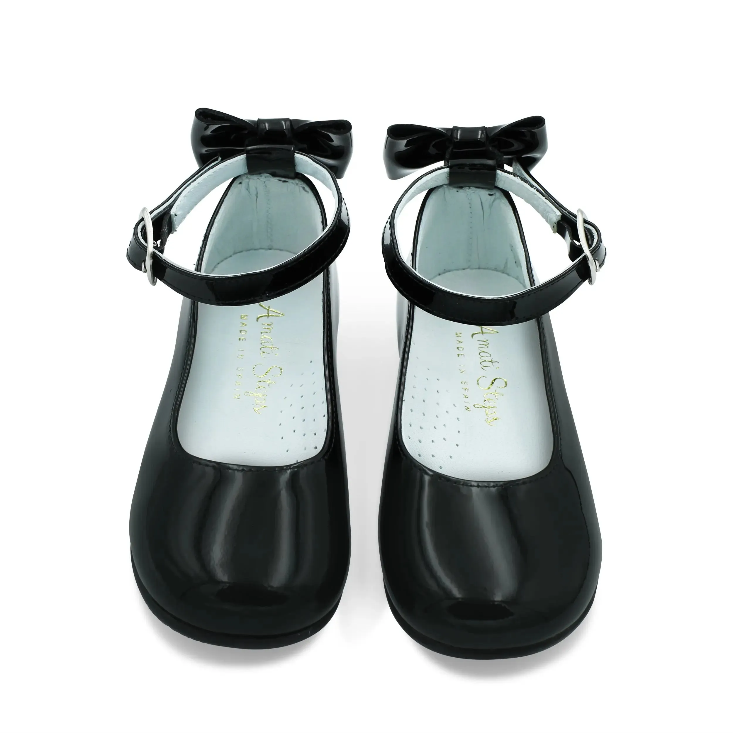 Ava - Black Patent Leather Mary Jane Shoes