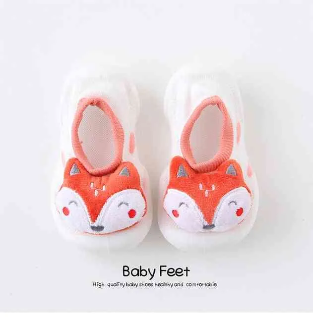 Baby Doll Sock Shoes - Red Fox