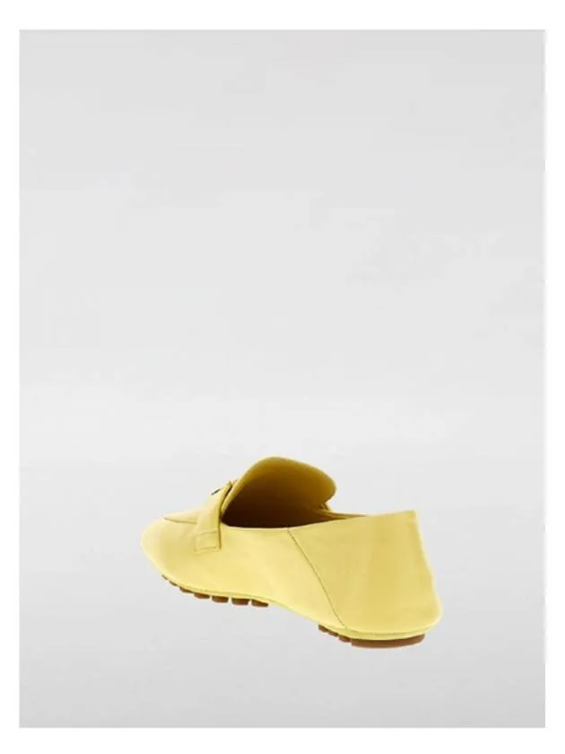 Baguette Leather Driving Shoes Yellow