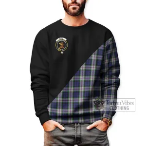 Baird Dress Tartan Sweatshirt with Family Crest and Military Logo Style