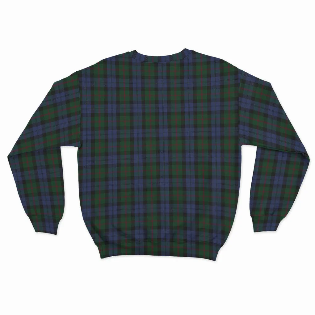 Baird Tartan Sweatshirt with Family Crest