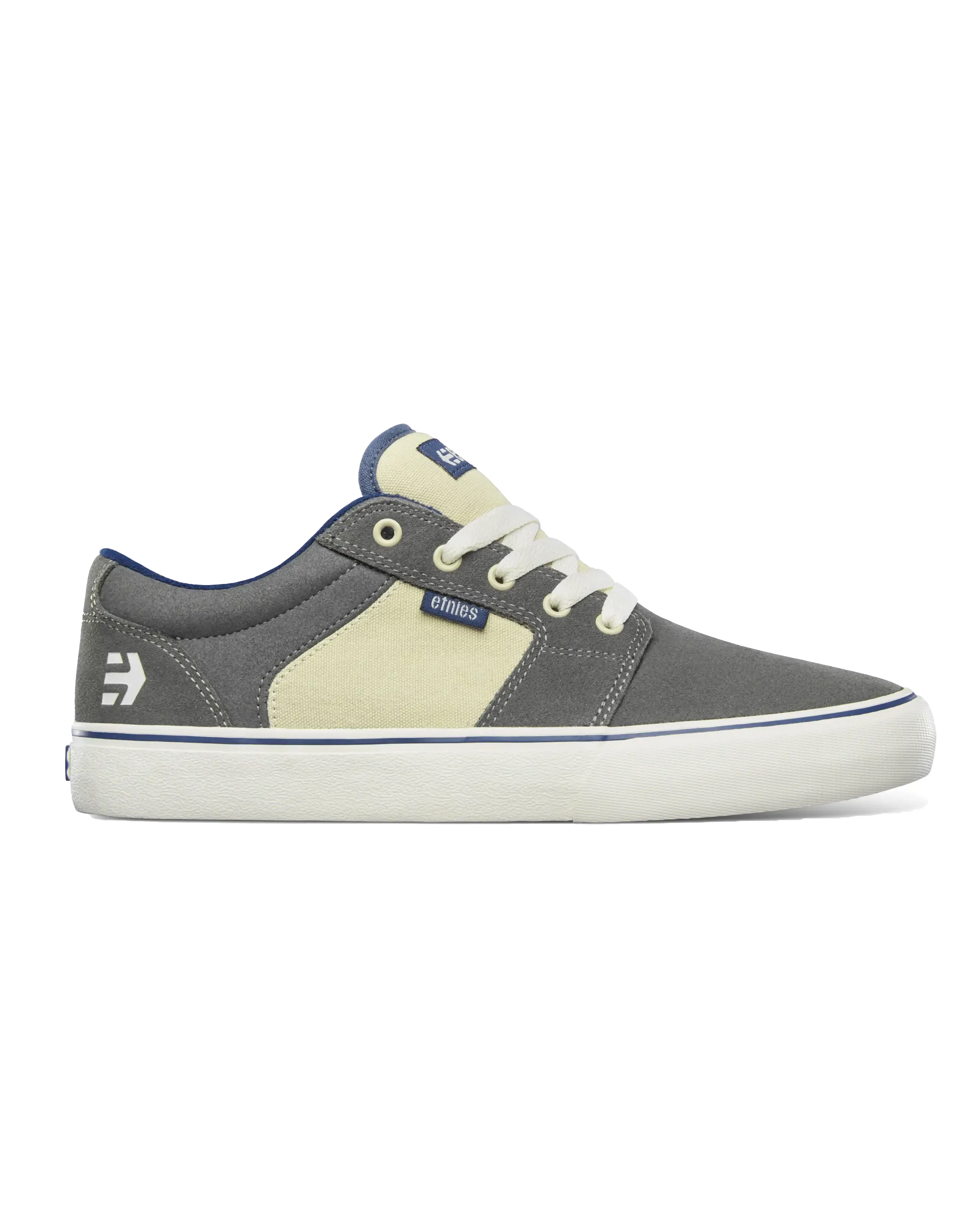 Barge LS Shoes in Grey & Navy