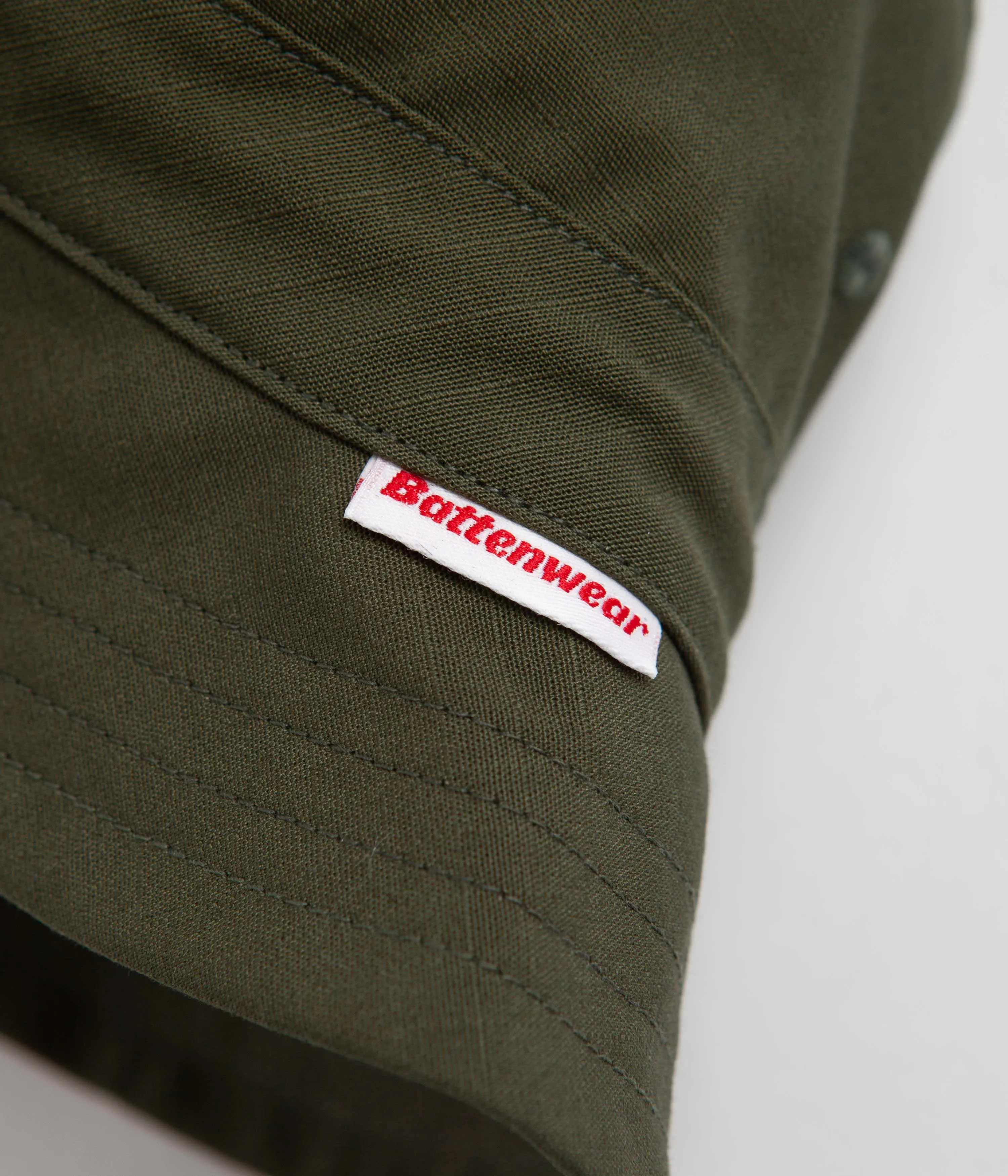 Battenwear Camp Crusher Hat - Olive Drab Ripstop