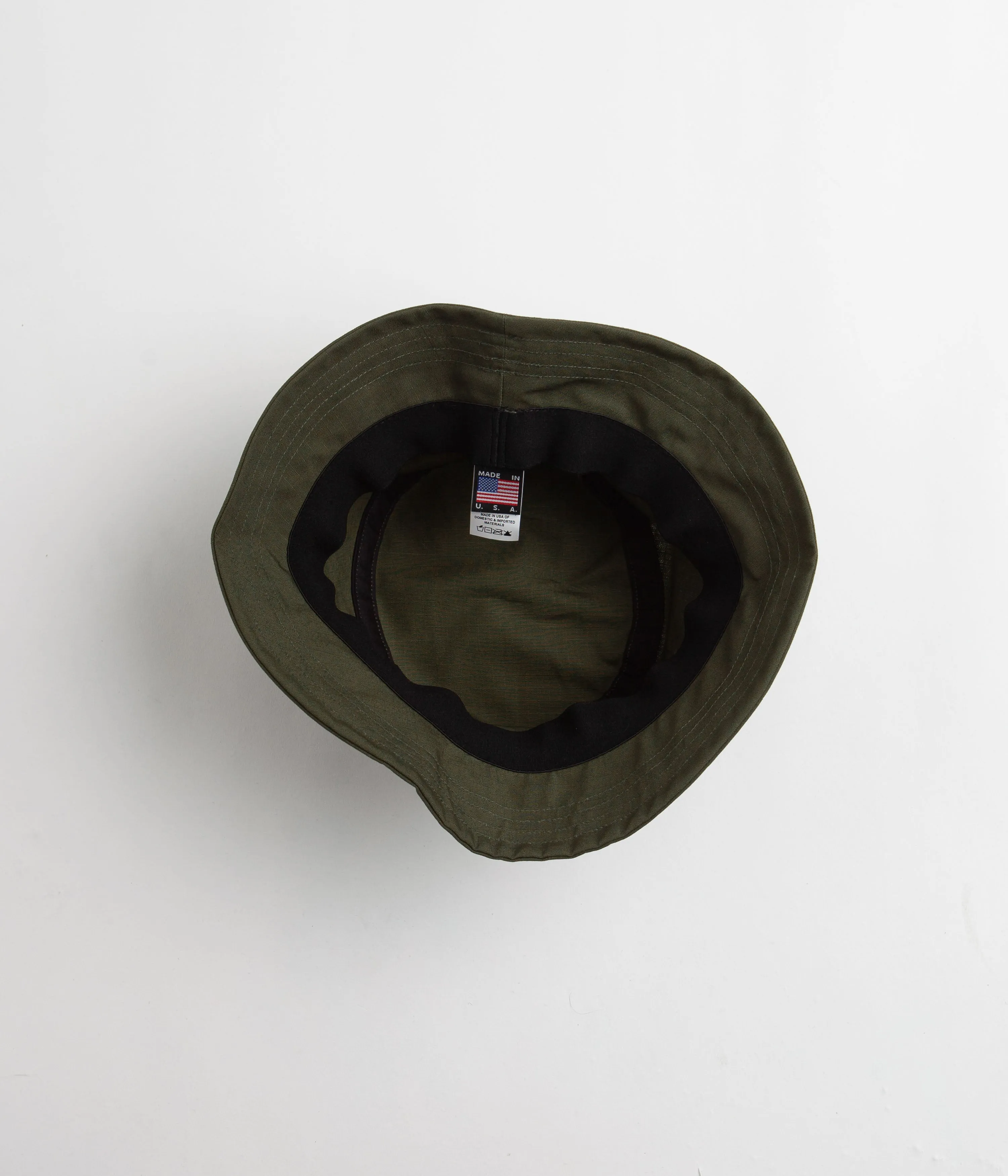 Battenwear Camp Crusher Hat - Olive Drab Ripstop