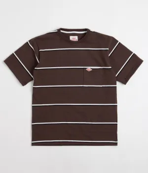 Battenwear Pocket Rugby T-Shirt - Olive Stripe