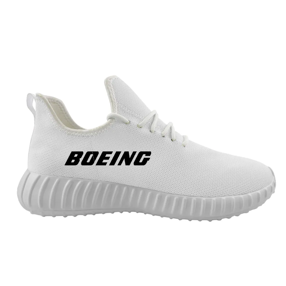 Boeing & Text Designed Sport Sneakers & Shoes (WOMEN)