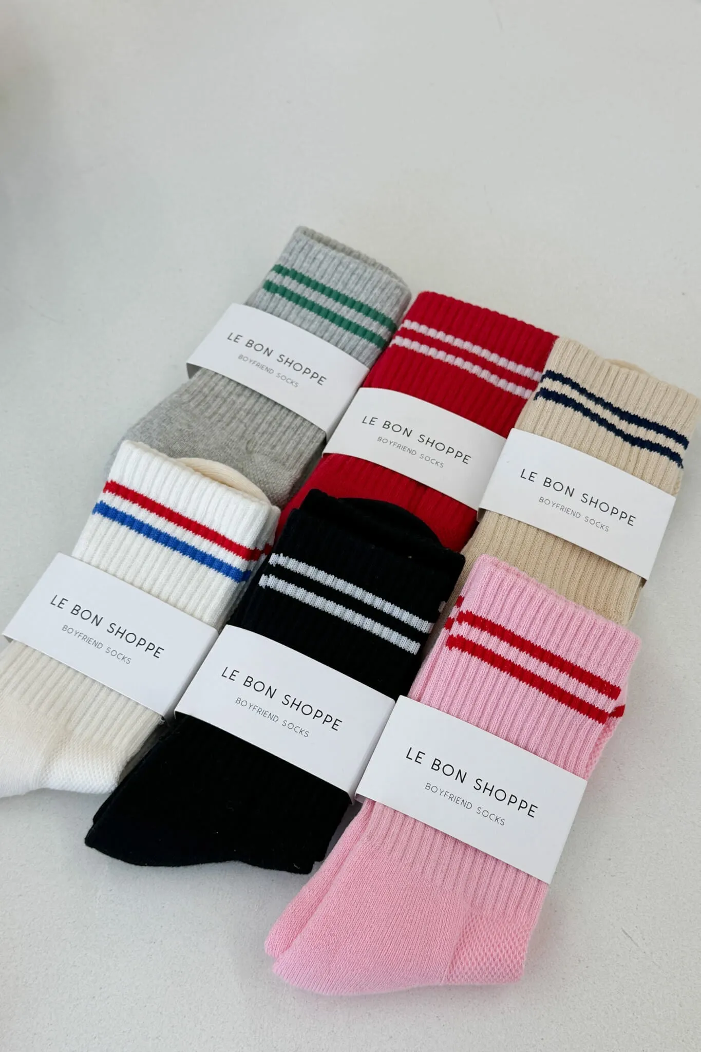 Boyfriend Socks | Various Colours | by Le Bon Shoppe