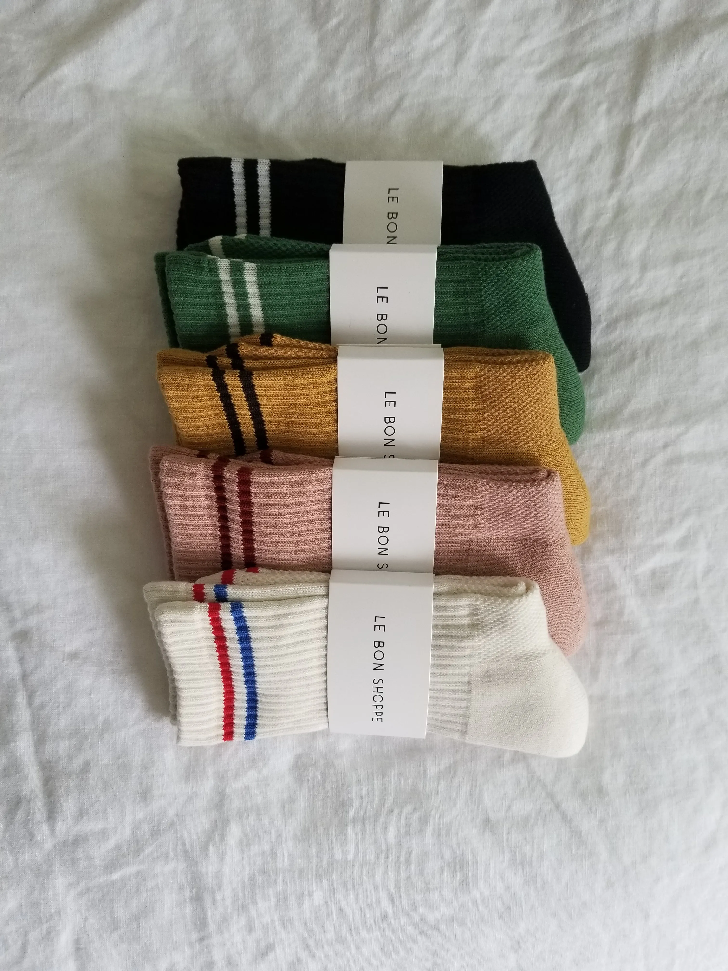 Boyfriend Socks | Various Colours | by Le Bon Shoppe