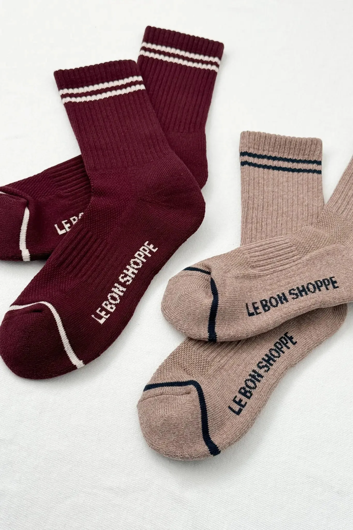 Boyfriend Socks | Various Colours | by Le Bon Shoppe