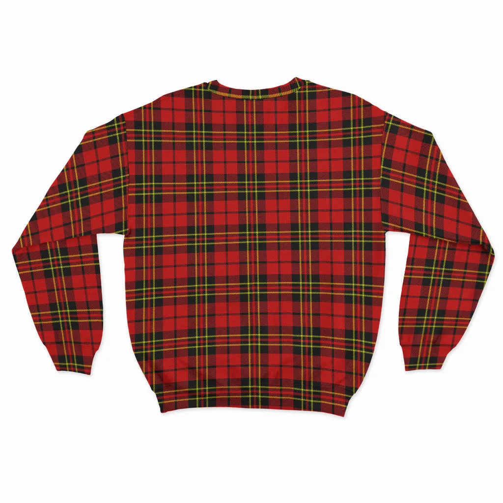 Brodie Modern Tartan Sweatshirt with Family Crest