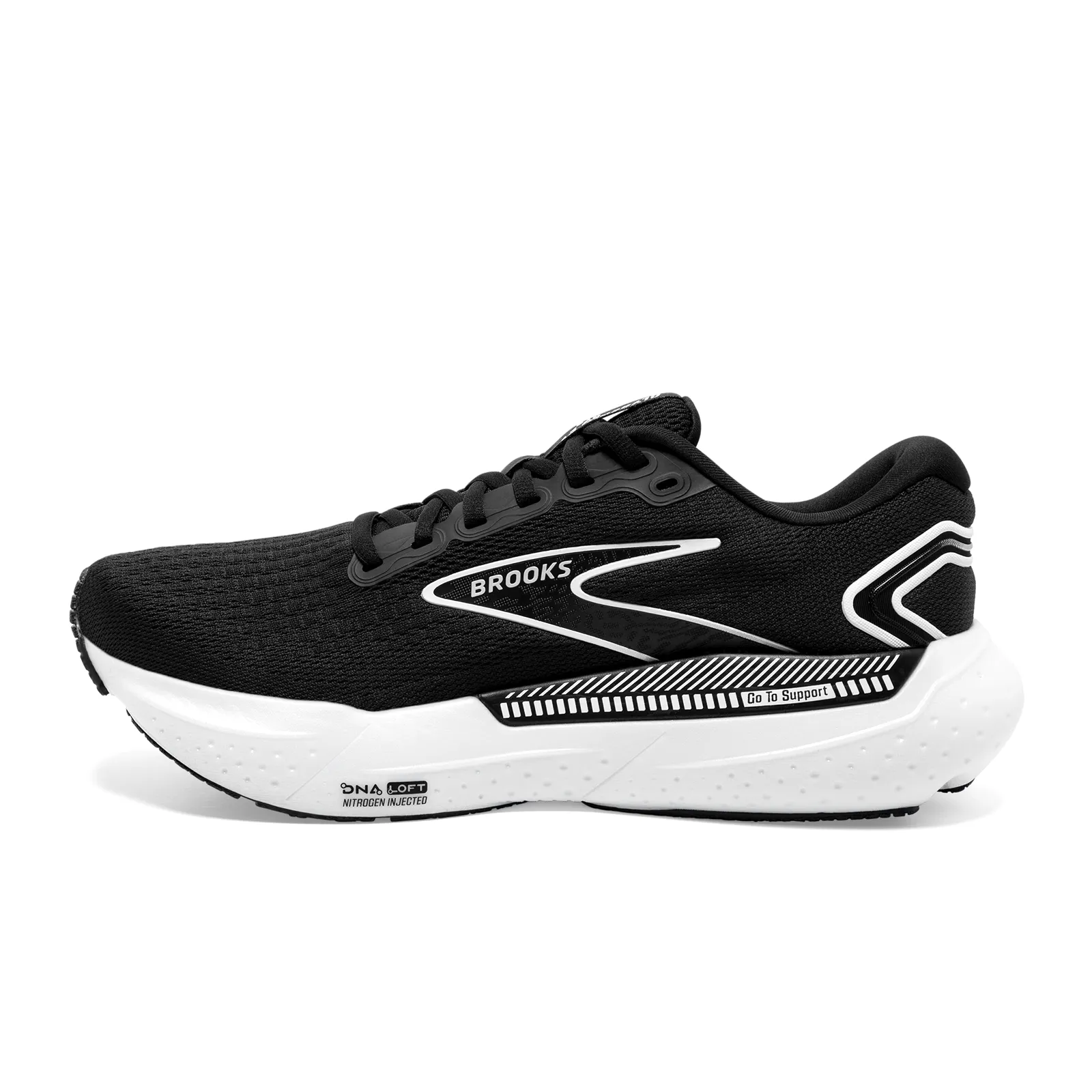 Brooks Glycerin GTS 21 Running Shoe (Women) - Black/Grey/White