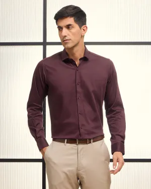 Cabernet - Satin Stretch Fit Shirt