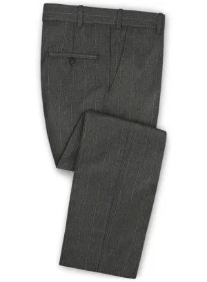 Caccioppoli Dapper Dandy Palor Dark Gray Wool Pants