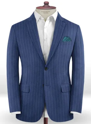 Caccioppoli Dapper Dandy Parbo Blue Wool Jacket