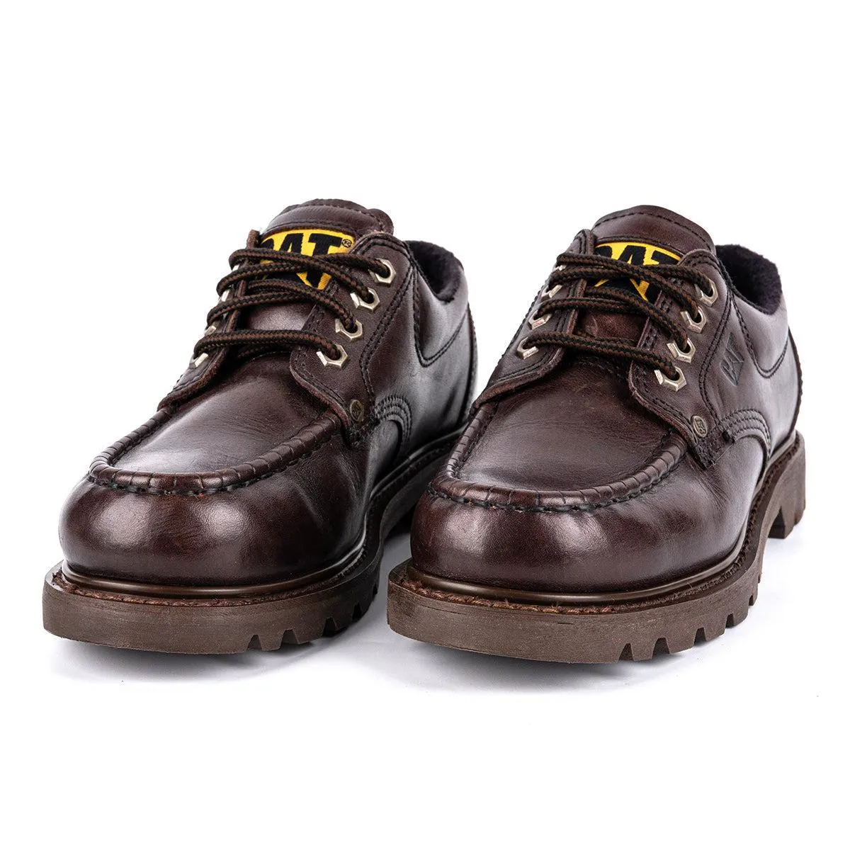 Caterpillar Safety Boots Leather Brown Colour For Men