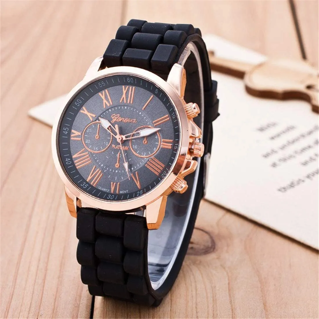 Cdybox Women Men Silicone Band Analog Quartz Casual Watches Jelly Color Unisex Bracelet