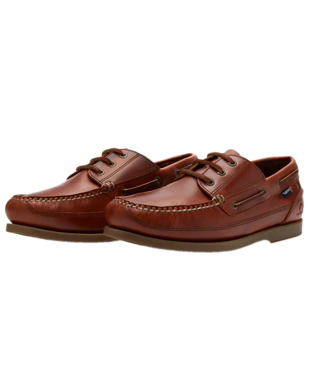 Chatham Mens Rockwell II G2 Leather Wide Fit Boat Shoes