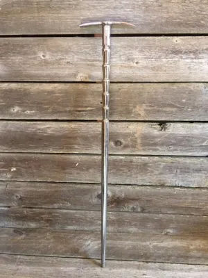 Chrome Climbing Axe Walking Stick