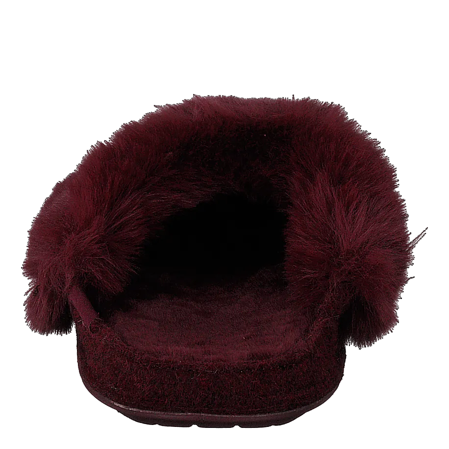 Classic Luxe Slipper Burgundy