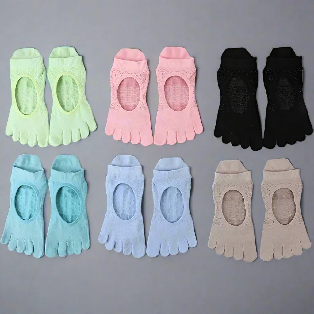 CoralBreezeWomen's Yoga & Pilates Grip Socks