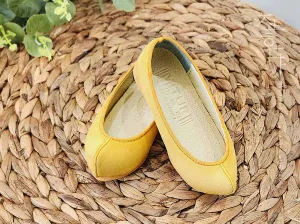 Cute Baby Girl Hanbok Shoes in Yellow