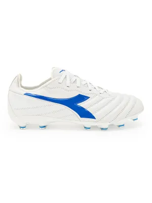 Diadora Brasil Elite 2 LT LP12 Soccer Cleats (white/royal blue)